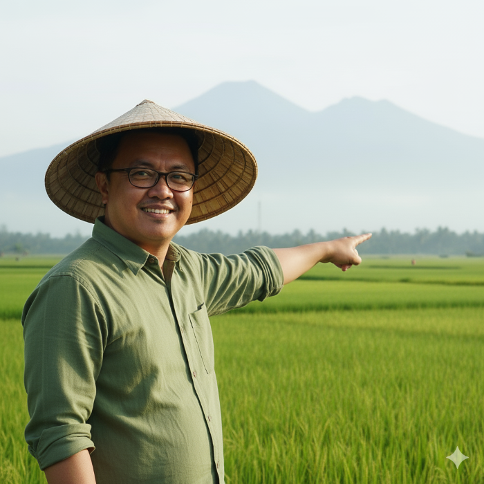 Menggenggam Padi, Merangkul Harapan: Peran Ganda Amran dalam Perjuangan Ketahanan Pangan
