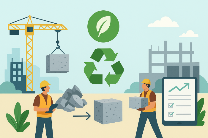 Dari Puing Menuju Harapan: Mengurai Jejak Karbon Konstruksi Indonesia Melalui Revolusi Material Daur Ulang