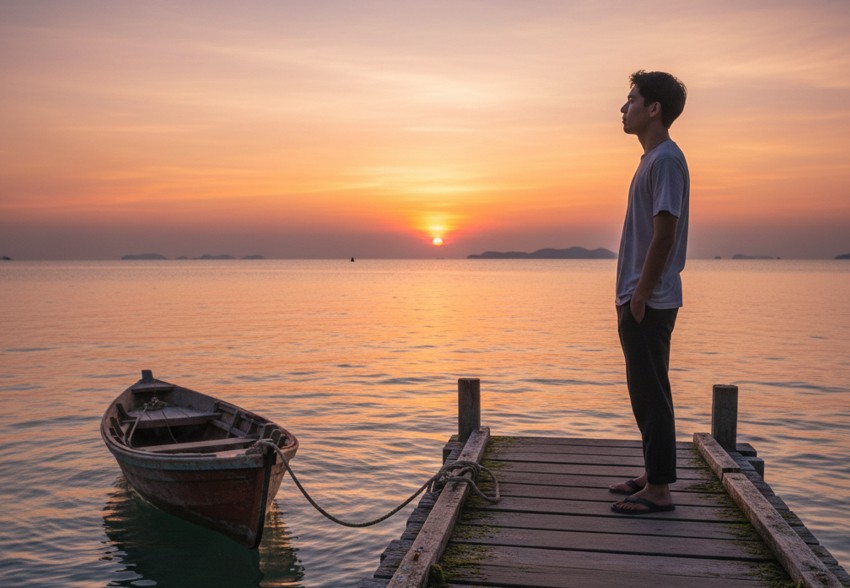 Narsis : Senja di Pelabuhan Lama