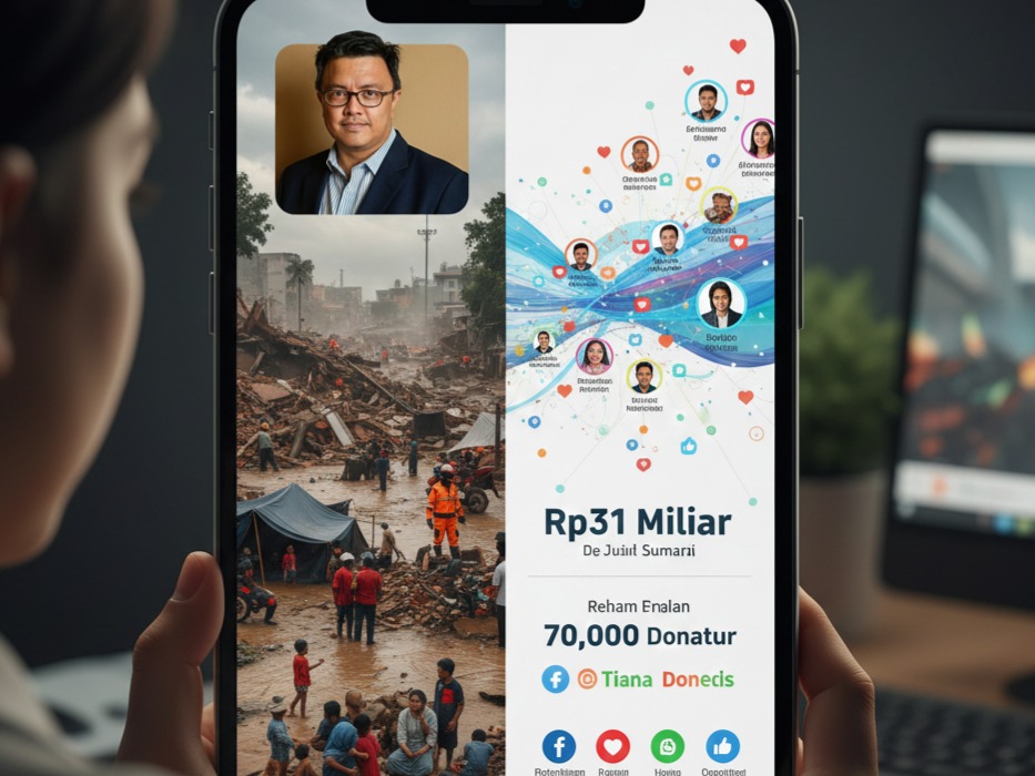 Satu Klik, Miliaran Asa: Revolusi Gotong Royong Digital di Palung Bencana Sumatera.