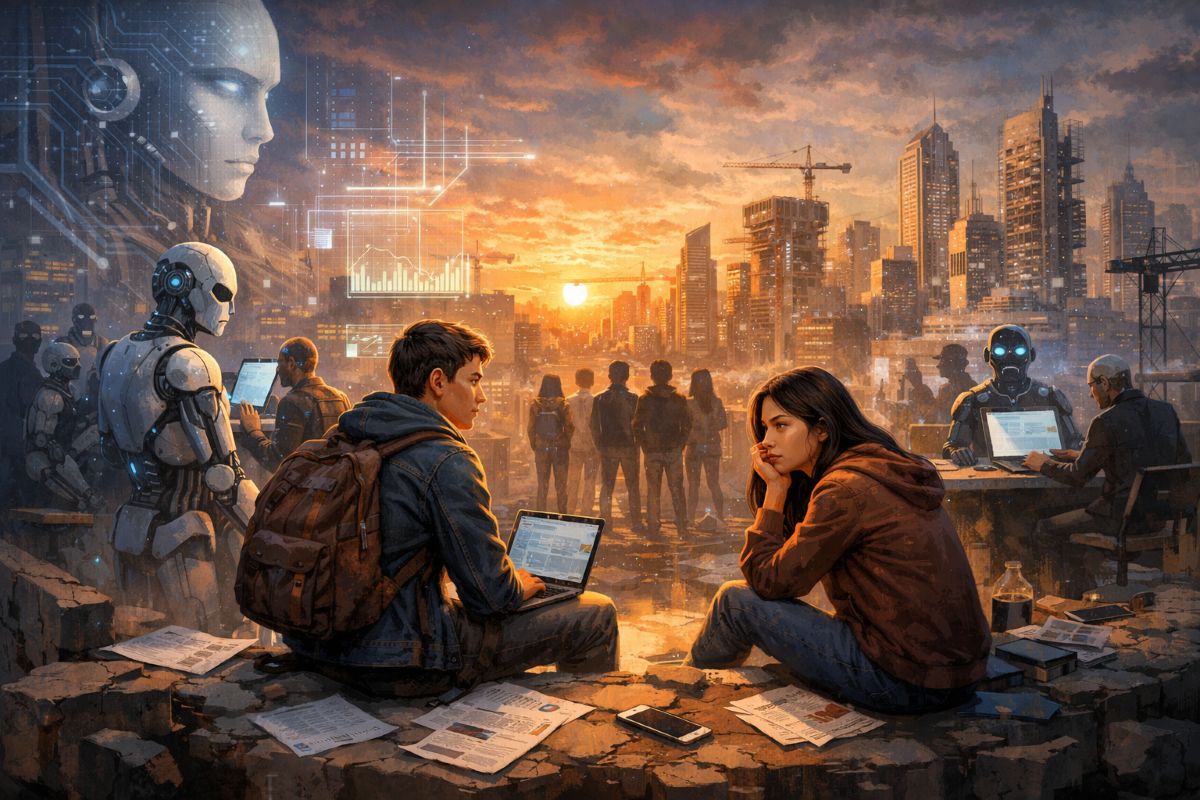 Ketika Algoritma Mencuri Mimpi: Gen Z di Persimpangan Kecerdasan Buatan dan Kehancuran Janji Kesejahteraan